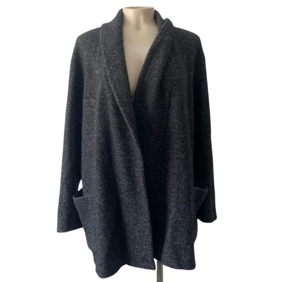 Isabel Marant Sweaters - Isabel Marant Etoile Open Front Wool Blend Cardigan Size 38 Charcoal Oversized